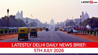 Delhi Latest News Today on July 5th, 2026: Monsoon Disruptions, Crime Reports & Civic Initiatives