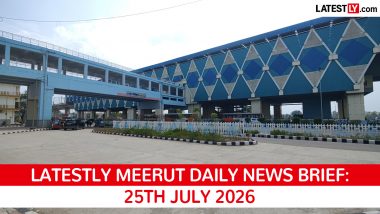 Meerut Latest News Today on July 25th, 2026: Rath Yatra Tragedy, Metro Inauguration & Kanwar Yatra Prep