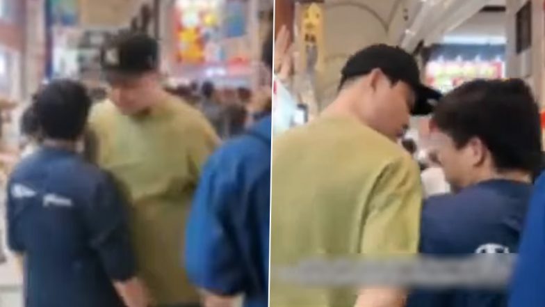 Viral Video Shows Korean YouTuber Teaching Japanese &lsquo;Shoulder-Bumping&rsquo; Man a Lesson on Osaka Streets &ndash; Know What Happened (Watch)