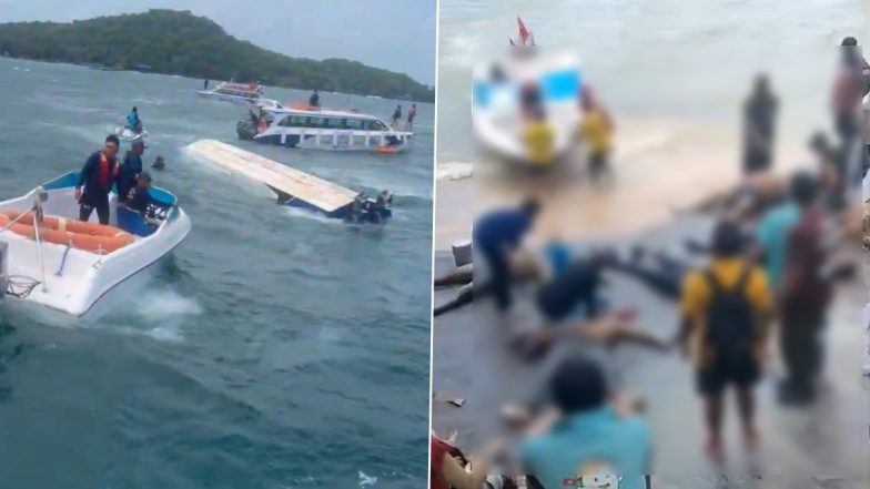 Indian Tourists Trapped As Boat Capsizes Near Vietnam&rsquo;s Phu Quoc Island; Rescue Operations Underway (Watch Video)