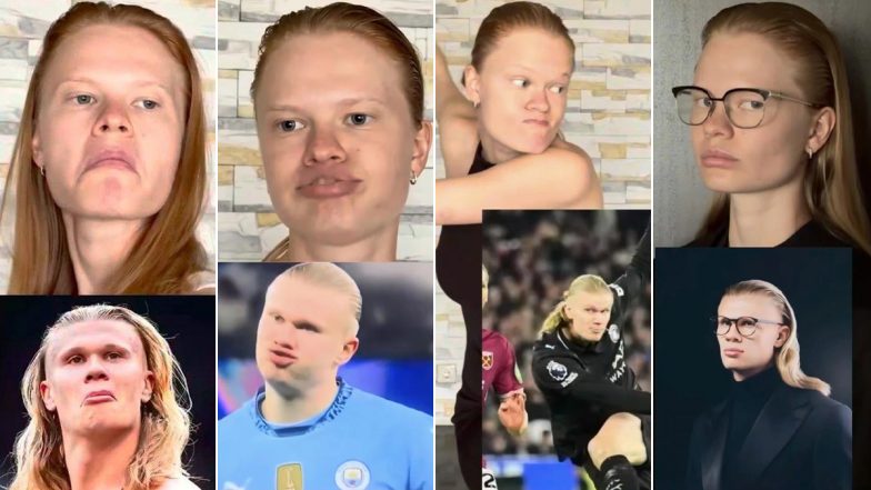 Erling Haaland Lookalike: Russian Model Anastasia Kostromitina Goes Viral For Uncanny Resemblance To Star Norway Footballer