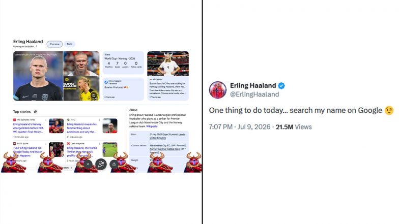 Erling Haaland Google Search Leads to 'Viking Row' Animation Amid Norway's Historic FIFA World Cup 2026 Run