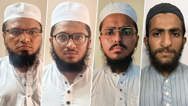 Gujarat: ATS Arrests 8 Alleged JeM Operatives, Says Terror Network Expansion Bid Foiled (See Pics)