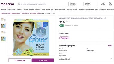 Pakistani Goree Beauty Cream Flagged by FDA for Mercury and Lead, Maharashtra Orders Immediate Ban