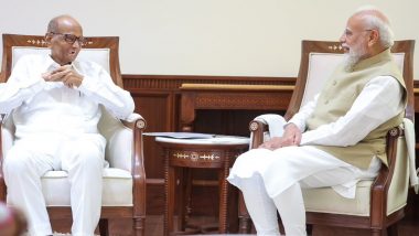 Sharad Pawar Meets PM Narendra Modi Over Maharashtra Agrarian Crisis, NEET Protests (See Pics)