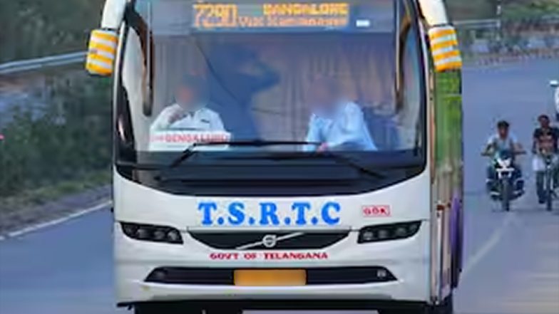 Telangana: Drunk Man Steals RTC Bus From Bus Stand, Drives 21 Km Before Toll Gate Crash
