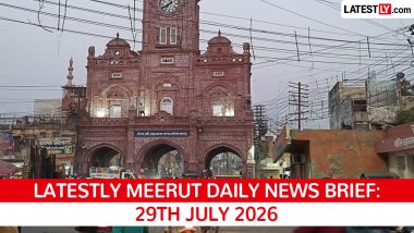 Meerut Latest News Today on July 29th, 2026: Kanwar Yatra Prep, Heavy Rain & School Negligence