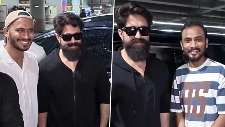 Yash Wins Hearts at Mumbai Airport, Spends Time Clicking Selfies With Fans