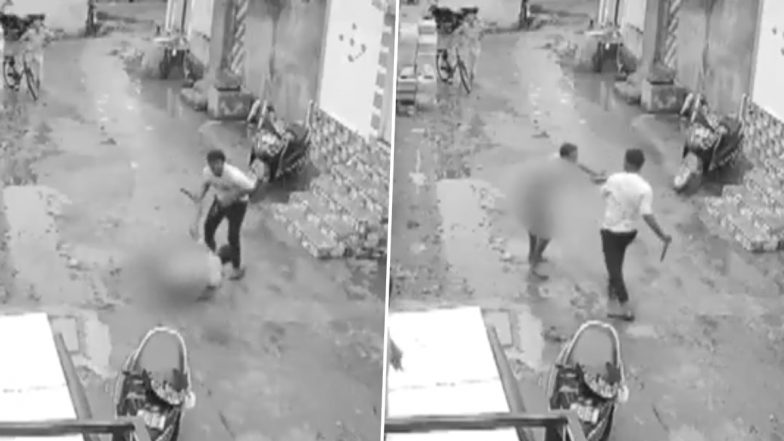 Gujarat: Man Stabs Mother's Live-in Partner to Death in Jetpur; Disturbing CCTV Video Surfaces