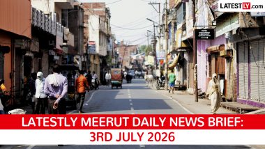 Meerut Latest News Today on July 3rd, 2026: PM Flags Off Metro, Influencer Murder & Jewellery Park