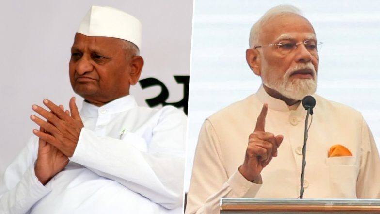 Anna Hazare Writes to PM Narendra Modi Over CJP Protest Violence, Calls for Dialogue Between Govt and Protesters