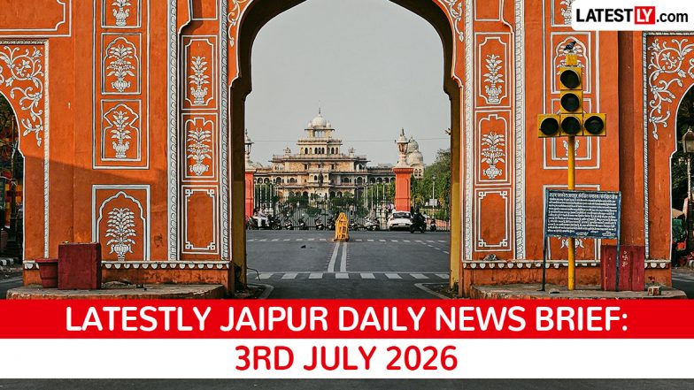 Jaipur Latest News Today on July 3rd, 2026: Monsoon Chaos, Metro Phase II, E-Governance &amp; Crime Alerts