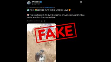 Is Viral Video of a Couple Being Buried Alive in India Real? Fact Check Reveals it's Misleading