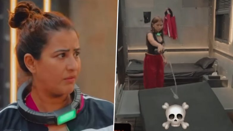 &lsquo;Pichle Show Mein Rotiyaan Belte&hellip;&rsquo;: Akanksha Chaudhary Mocks Shilpa Shinde&rsquo;s &lsquo;Bigg Boss 11&rsquo; Win on &lsquo;Lock Upp S2&rsquo; (Watch Video)