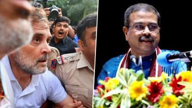Dharmendra Pradhan Accuses Rahul Gandhi, Congress of &lsquo;Using Students As Political Tools&rsquo; After PM Modi Residence Protest