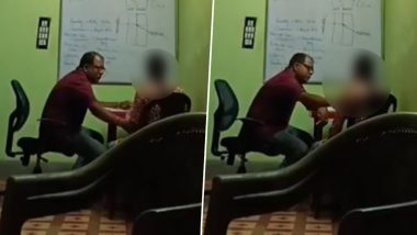 Kharagpur Viral Video: Teacher Caught Inappropriately Touching Girl Student, Leaked Clip Sparks Outrage