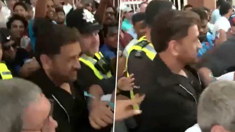 MS Dhoni Swarmed by Fans As Former Captain Leaves Trent Bridge After IND vs ENG 3rd T20I 2026 (Watch Video)