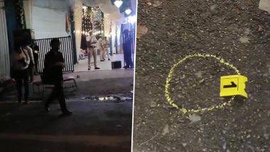 Delhi: Multiple Shots Fired Outside Banquet Hall in Madhu Vihar Amid Property Dispute (Watch Videos)