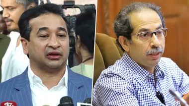 'Gomutra Se Shuddhikaran Karna Padega': Nitesh Rane Targets Uddhav Thackeray Over Maha Aarti (Watch Video)