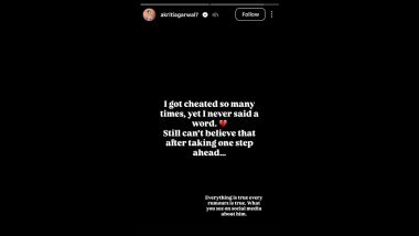&lsquo;Everything Is True Every Rumour Is True&rsquo; Prithvi Shaw Fiancee Akriti Agarwal&rsquo;s Deleted Cryptic Instagram Post Goes Viral