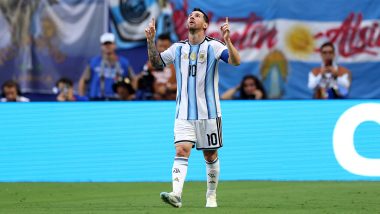 Lionel Messi Becomes First to Score in Eight Consecutive WC Matches, Achieves Feat During Argentina vs Cabo Verde FIFA World Cup 2026