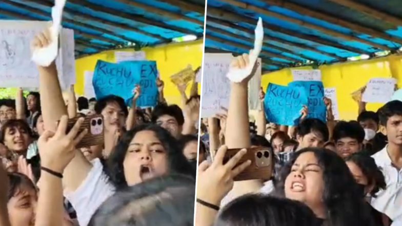 Dibisa Mahanta, Assam Minister Keshab Mahanta&rsquo;s Daughter, Sparks Row Over Abusive Slogan Against PM Narendra Modi (Video)