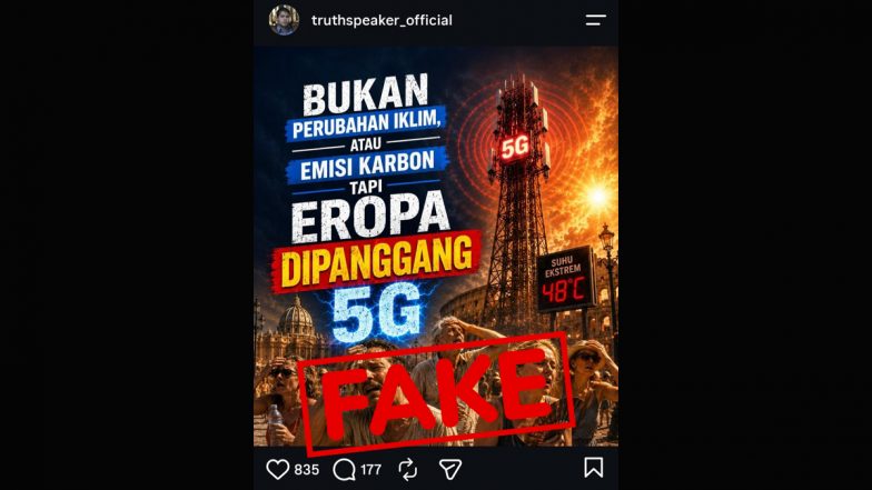 Is 5G Behind the Extreme Heatwaves in Europe? Viral Conspiracy Debunked