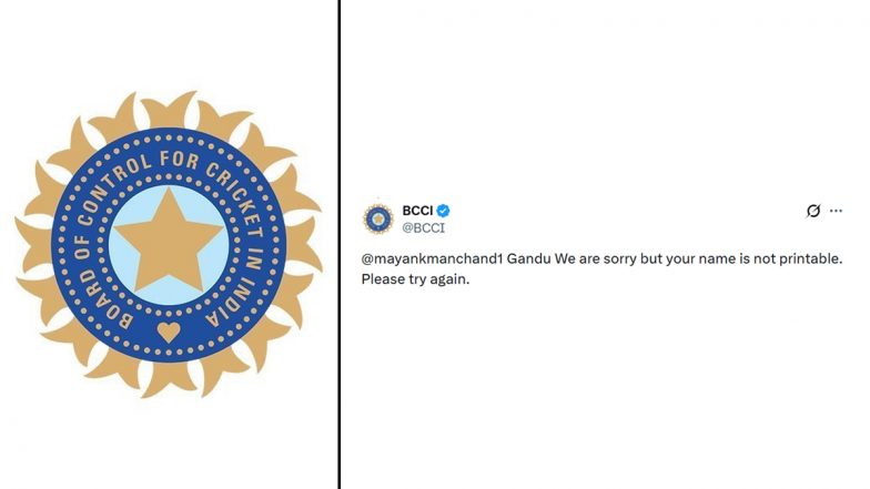 &lsquo;@mayankmanchand1 Gandu We Are Sorry but Your Name&hellip;&rsquo; BCCI&rsquo;s Old Tweet Goes Viral