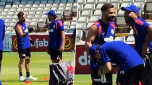 sports-Virat Kohli and Rohit Sharma Share a Laugh As Duo Begin Preparation For IND vs ENG ODI Series 2026 (Watch Video)