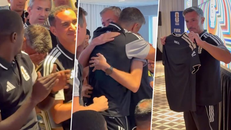 Slovakia's Slavko Vincic Breaks Down in Tears After Being Named FIFA World Cup 2026 Final Referee (Watch Video)