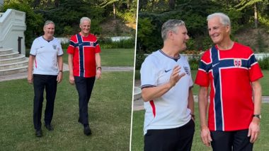 UK PM Keir Starmer and Norwegian PM Jonas Gahr Store Trade Friendly Banter Ahead of England vs Norway FIFA World Cup 2026 QF