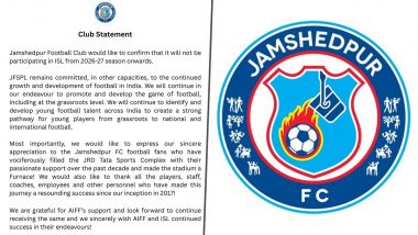 Jamshedpur FC Pulls Out of Indian Super League