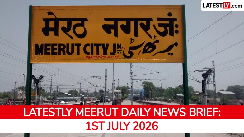 Meerut Latest News Today on July 1st, 2026: PM Modi Metro, Honour Killing, Coaching Centres &amp; Rampur Tiraha Verdict
