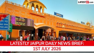 Jaipur Latest News Today on July 1st, 2026: E-Governance Conference, Dausa Tragedy & Dam Dispute Resolved