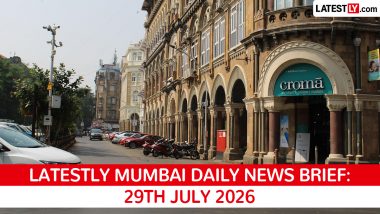 Mumbai Latest News Today on July 29th, 2026: FDA Crackdown, Student FIRs Withdrawn & Water Cuts