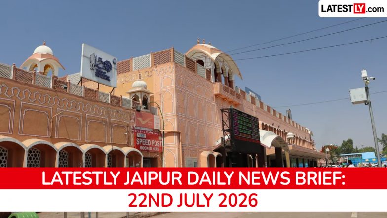 Jaipur Latest News Today on July 22nd, 2026: Wall Collapse, Sharma Murder Case, Congress Protest &amp; Toll Hike