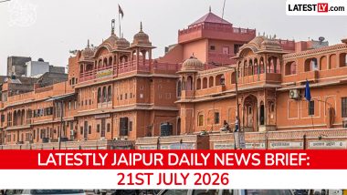 Jaipur Latest News Today on July 21st, 2026: Monsoon Active, Toll Hike & City Events