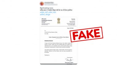 Did Education Minister Dharmendra Pradhan Resign Amid CJP Protest? Fact Check Calls Claim Fake