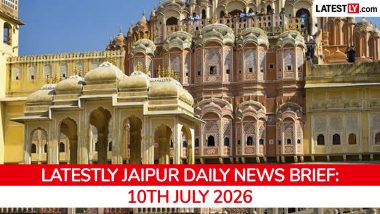 Jaipur Latest News Today on July 10th, 2026: Student Suicide Outrage, Assembly Jubilee & Metro Expansion