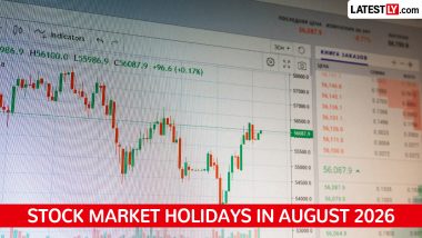 Stock Market Holidays in August 2026: Full List of NSE and BSE Closures