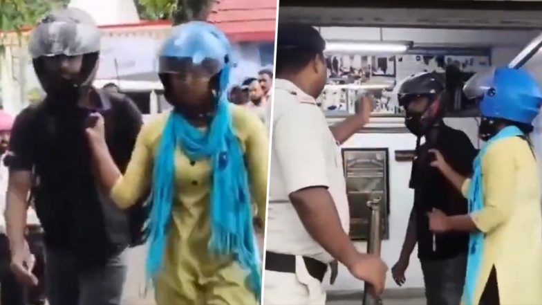 Howrah Woman Cop Grabs Man Who Flashed Her, Marches Him 400 Metres to Police Station (Watch Video)