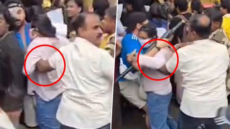 Mumbai Police Reject Misconduct Allegation After Viral Video of Officer Handling Woman Protester Sparks Row