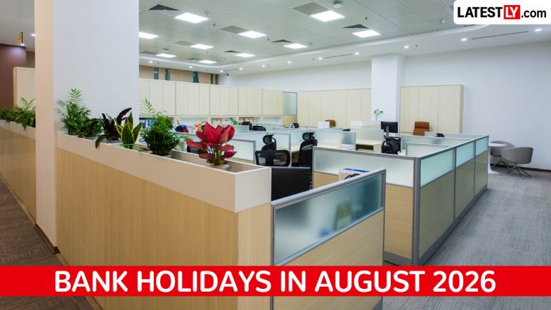 Bank Holidays List August 2026: RBI Holiday Calendar With Dates for Weekend Offs