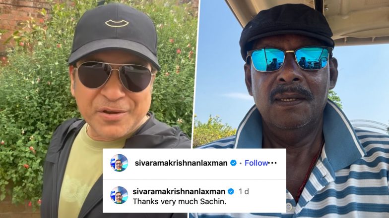 Sachin Tendulkar Praises Laxman Sivaramakrishnan's Decision To Coach Young Spin Bowlers After BCCI Commentary Retirement, Former India Spinner Responds (Watch Video)