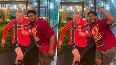 Erling Haaland Comments on Viral Indian Creator&rsquo;s Weight Loss Challenge Video