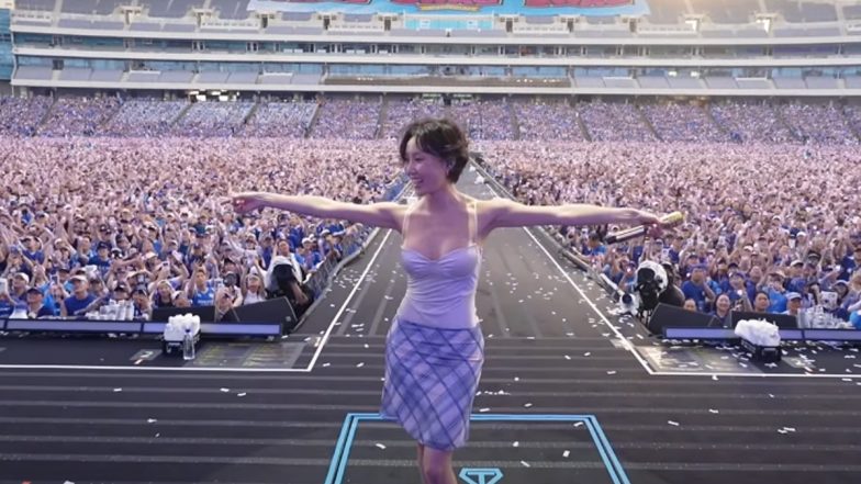 Hwasa’s Viral ‘Good Goodbye’ Performance Sends PSY’s Summer Swag 2026 Crowd Into a Frenzy (Watch Viral Video)