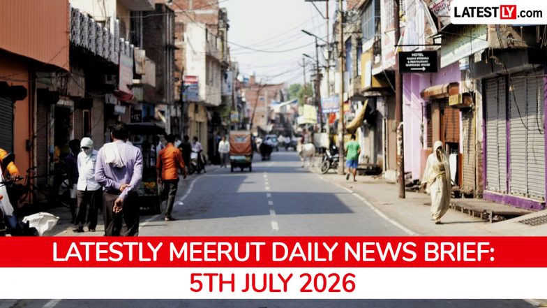 Meerut Latest News Today on July 5th, 2026: Sister Murdered, Gun Factory Busted &amp; Namo Bharat Updates