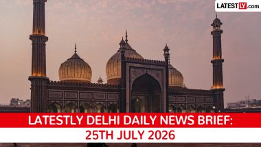 Delhi Latest News Today on July 25th, 2026: Metro Stations Closed, Water Disruptions & Protest Updates