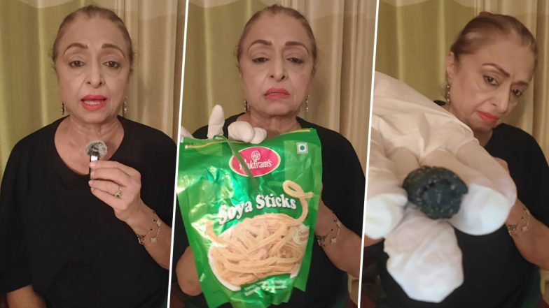 'Cat Excreta' Found in Haldiram's Soya Sticks? Anita Kanwal Makes Shocking Claim (Video)