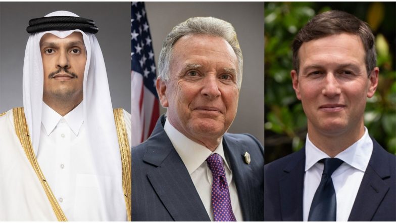 World News | Qatar PM Meets US Envoys Witkoff, Kushner; Discusses US-Iran Talks, Regional Security